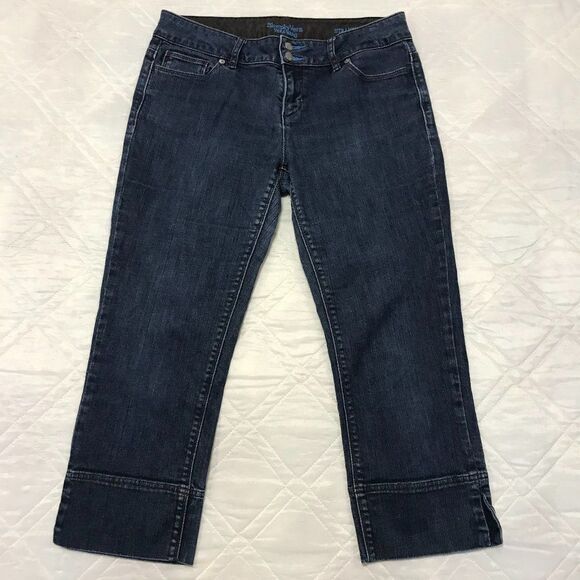 Vera‎ Wang Simply Vera straight blue jeans 8 - Picture 1 of 8